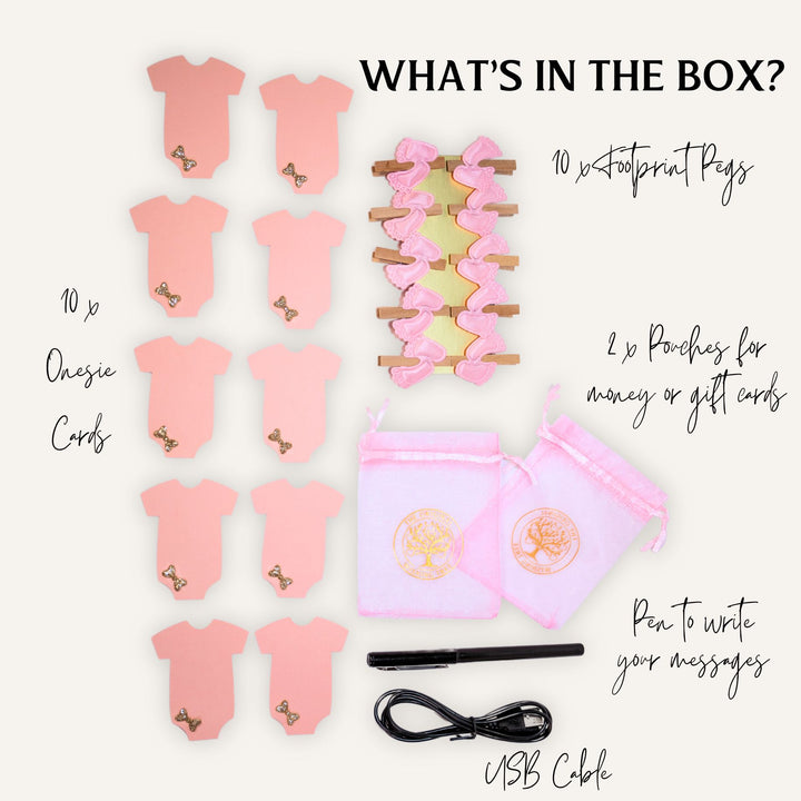 Baby Shower Wishing Tree- Pink - THE ORIGINAL WISHING TREE