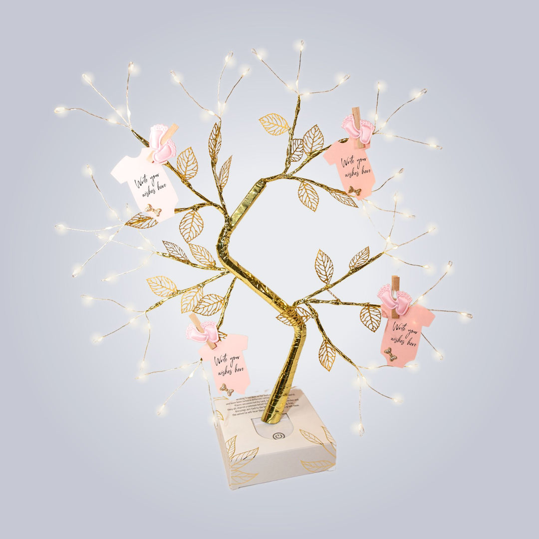 Baby Shower Wishing Tree- Pink - THE ORIGINAL WISHING TREE