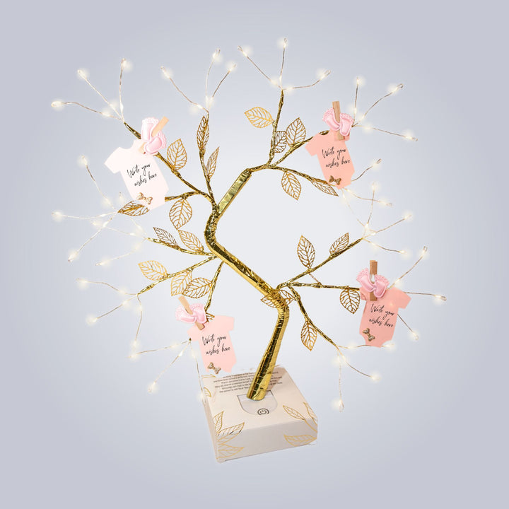 Baby Shower Wishing Tree- Pink - THE ORIGINAL WISHING TREE