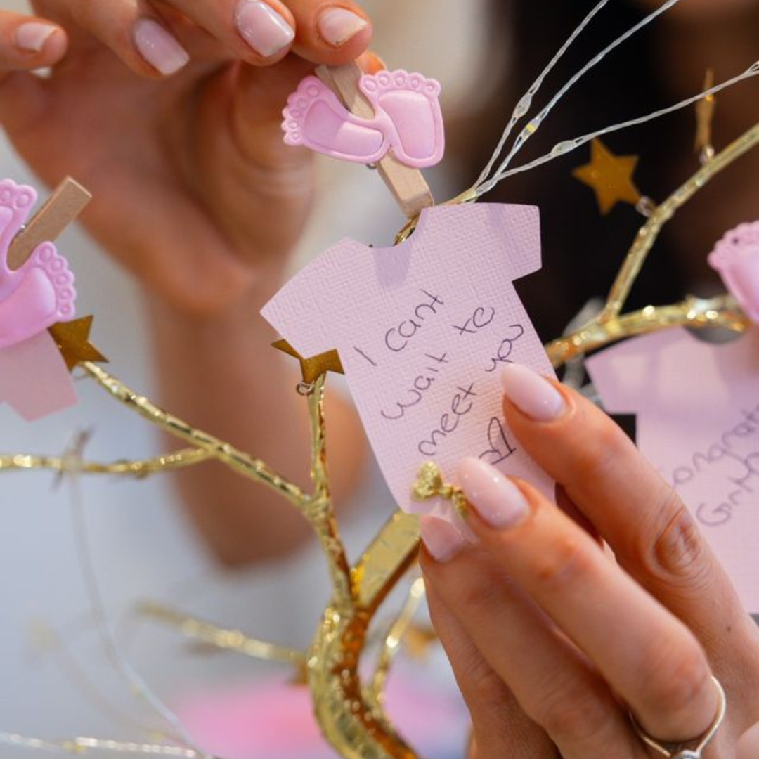 Baby Shower Wishing Tree- Pink - THE ORIGINAL WISHING TREE