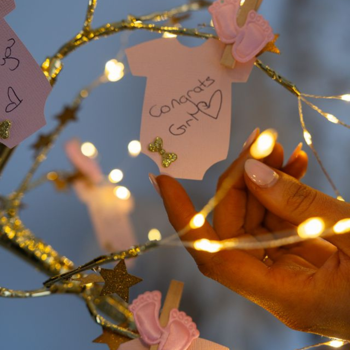 Baby Shower Wishing Tree- Pink - THE ORIGINAL WISHING TREE