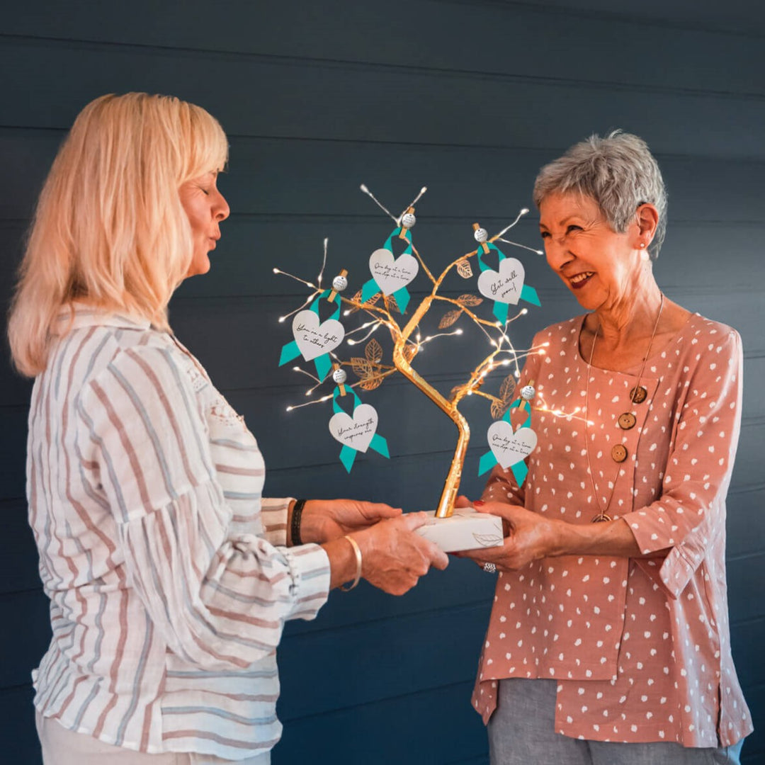 Ovarian Cancer Gift - THE ORIGINAL WISHING TREE