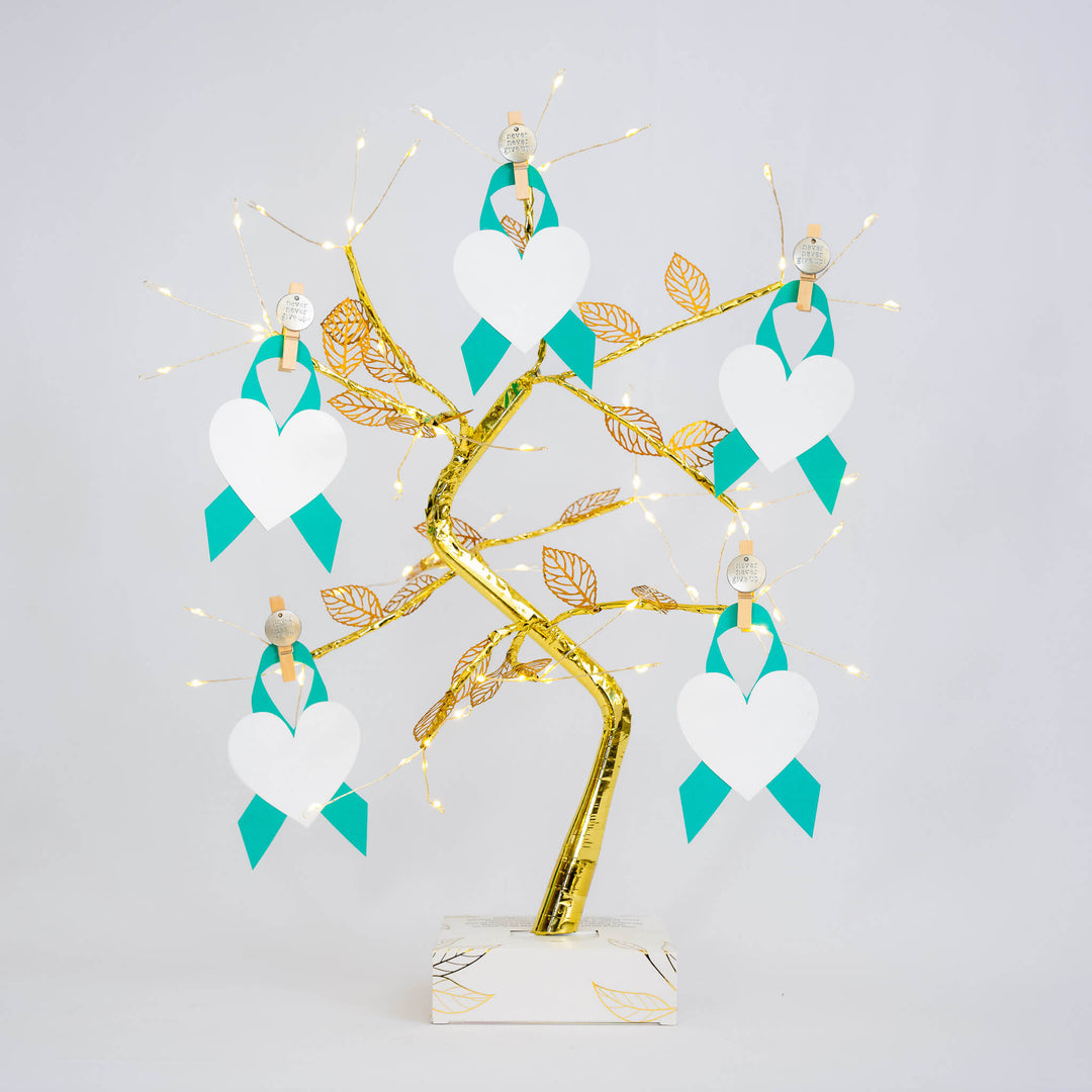 Ovarian Cancer Gift - THE ORIGINAL WISHING TREE