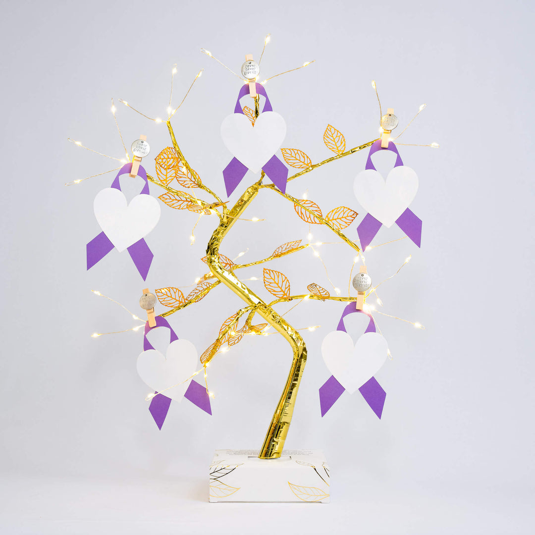 Pancreatic Cancer Gift - THE ORIGINAL WISHING TREE