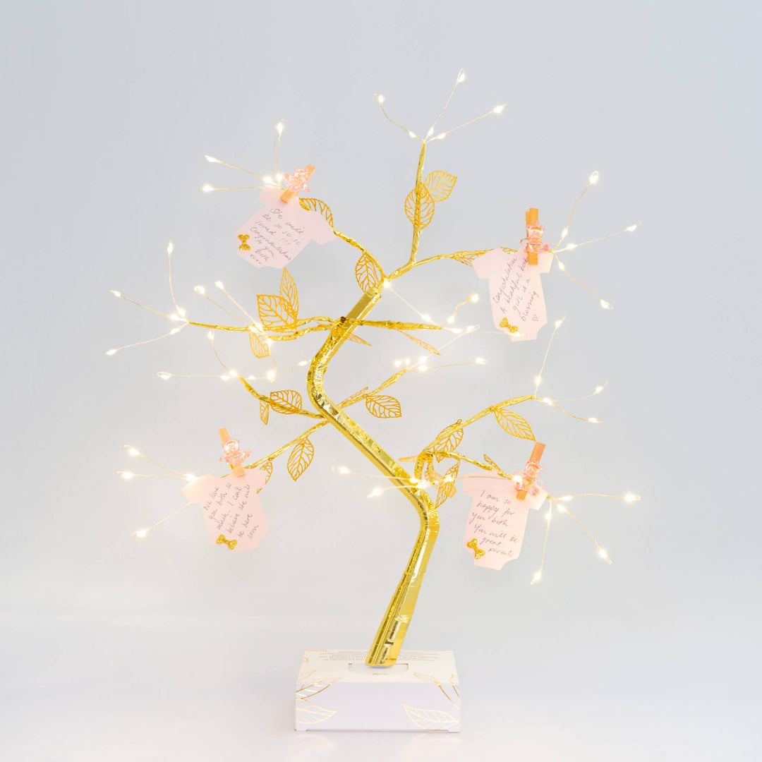 Baby Shower Wishing Tree- Pink - THE ORIGINAL WISHING TREE