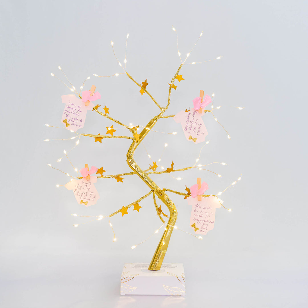 Baby Shower Wishing Tree- Pink - THE ORIGINAL WISHING TREE