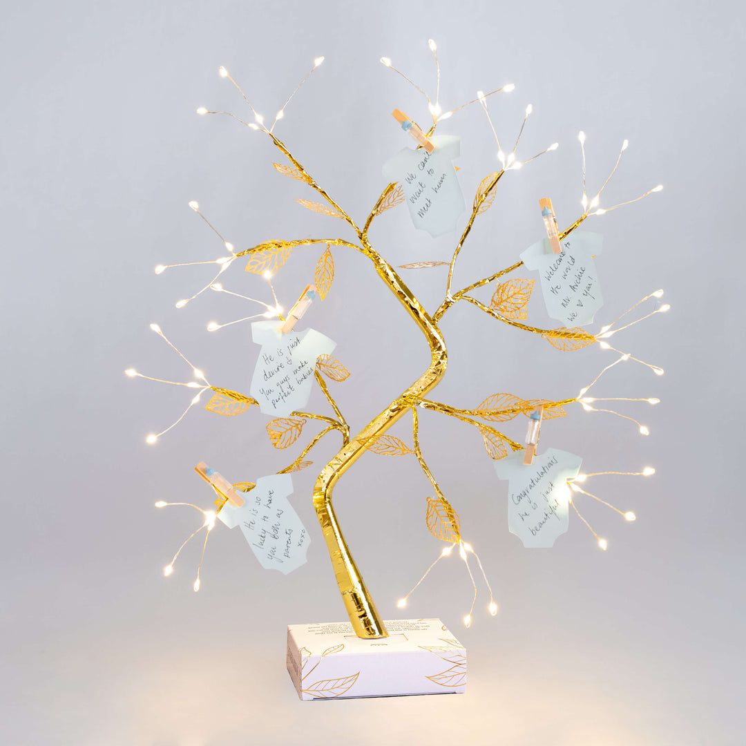 Baby Shower Wishing Tree- Blue - THE ORIGINAL WISHING TREE