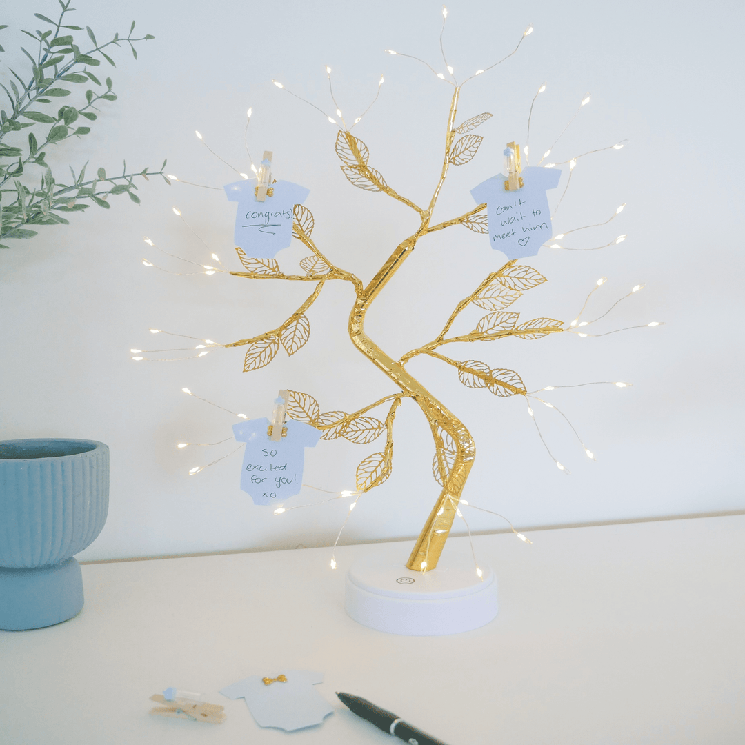 Baby Shower Wishing Tree- Blue - THE ORIGINAL WISHING TREE