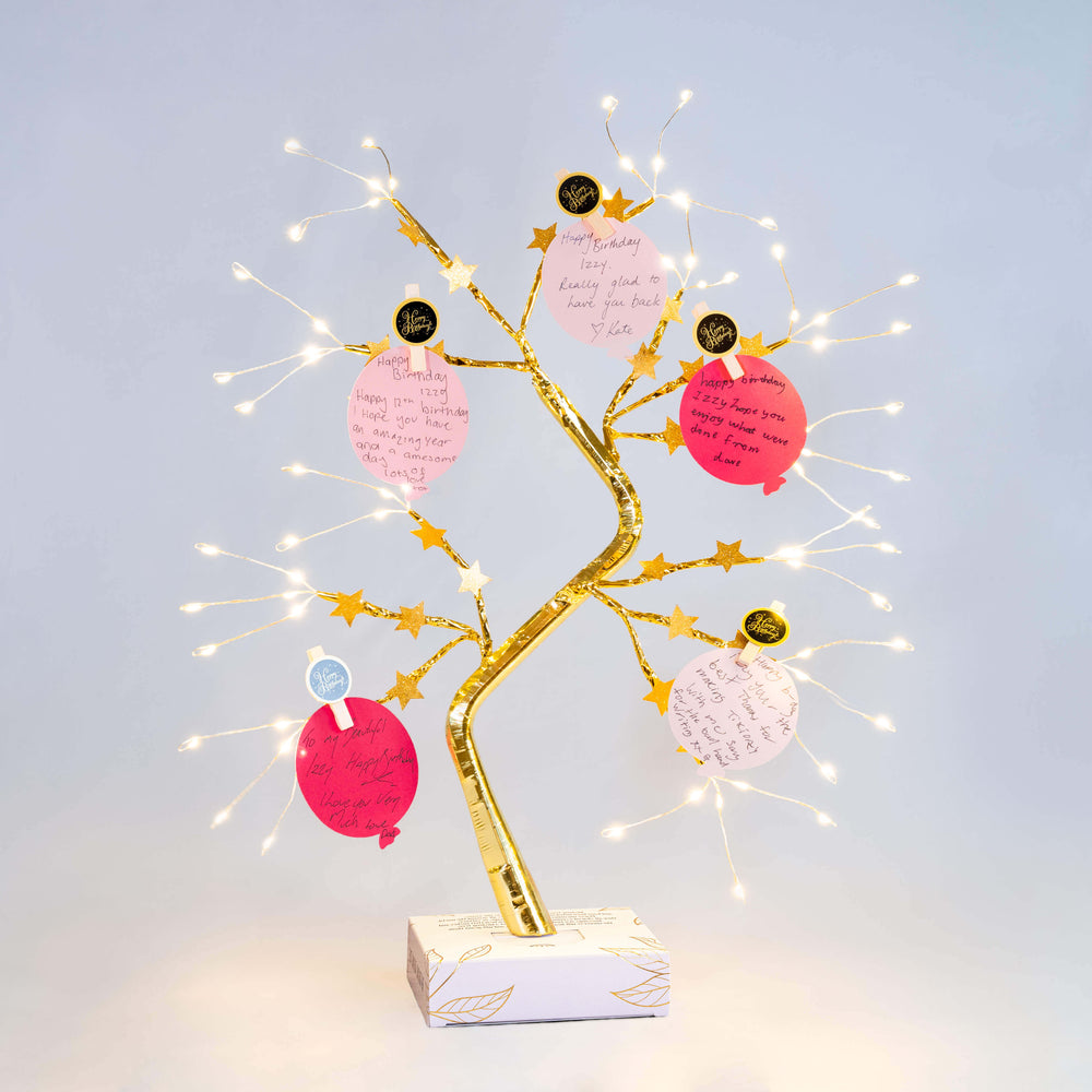 Birthday Wishing Tree- Pink  Balloons - THE ORIGINAL WISHING TREE