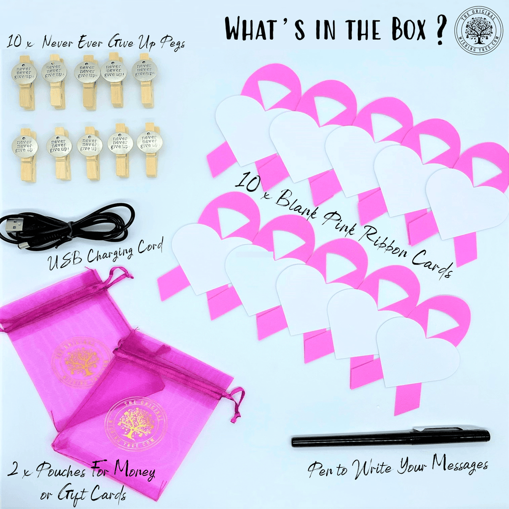  Pink Ribbon Cancer Gift Idea- Wishing Tree Kit