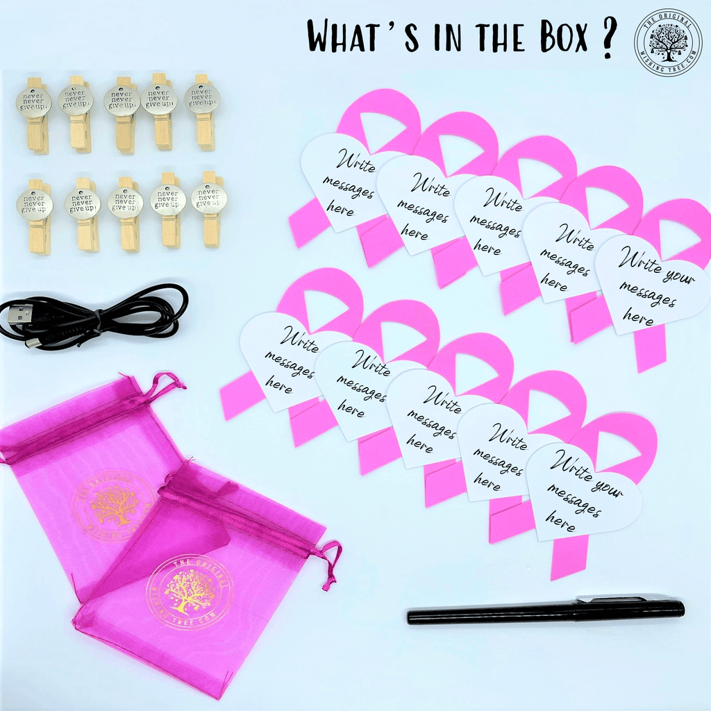  Pink Ribbon Cancer Gift Idea- Wishing Tree Kit